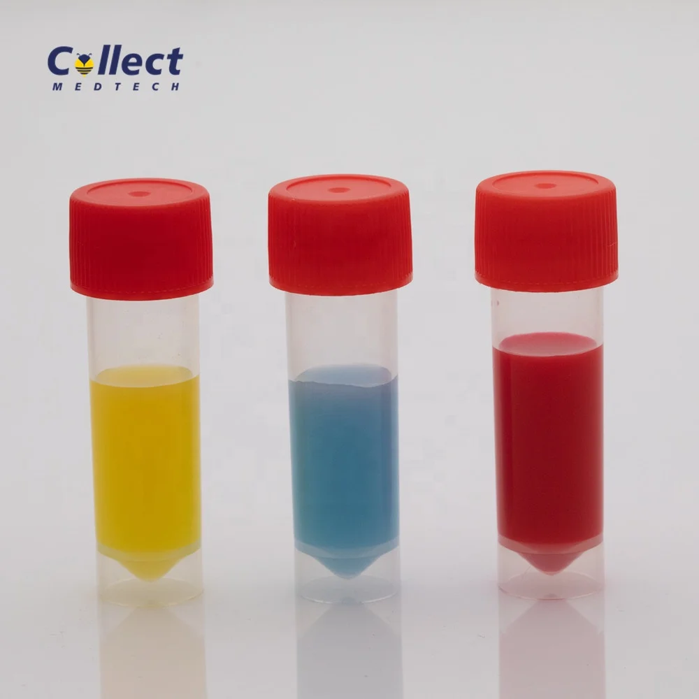 Specimen collection laboratory clear plastic 5ml centrifuge tube  imballatrice