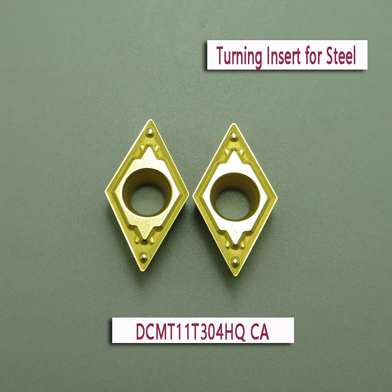 Токарные пластины DCMT11T304 из карбида вольфрама с ЧПУ токарные инструменты для токарной обработки металла стальные DCMT11T308 DCMT070204 HQ CA