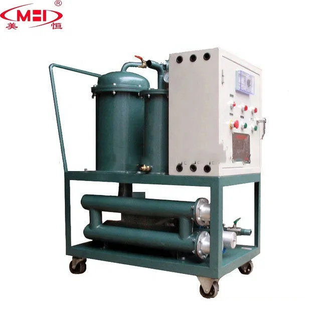 Portable vacuum lubricating oil purification transformer oil filtering machines hydraulic oil purifier