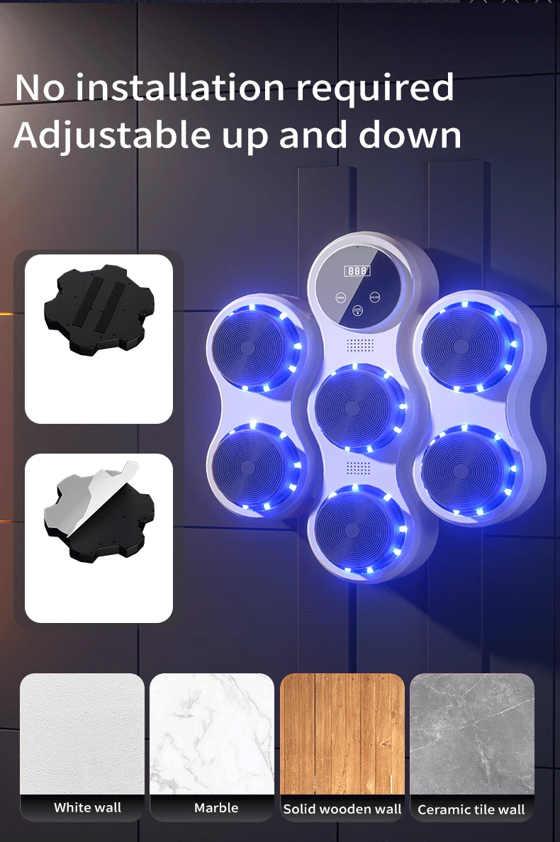 Smart Beat Rhythm Reaction Training Bluetooth Music Boxing Machine Boxing Target