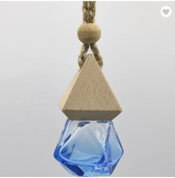 8-10ml Hanging Blue Car Glass Bottle Aroma Diffuser Perfume Air Freshener 1 buyer