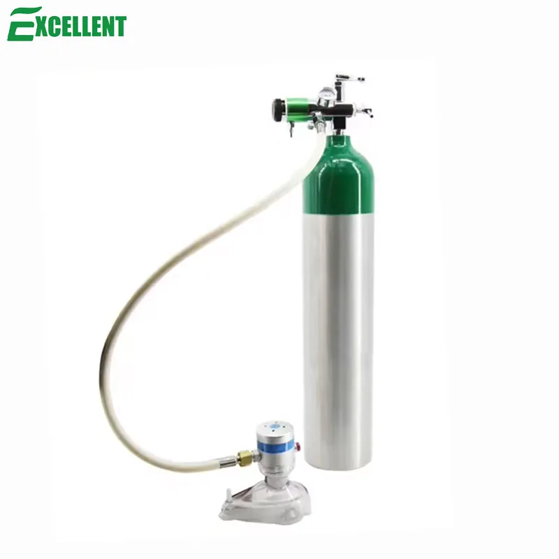 N2o Gas Pressure Regulator Medical Oxygen Equipment Demand Valve Safety 2 Years Adjust Medium Temperature Hydraulic Aluminum OEM