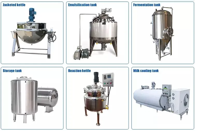 Stainless Steel jacketd mixing tank for large order