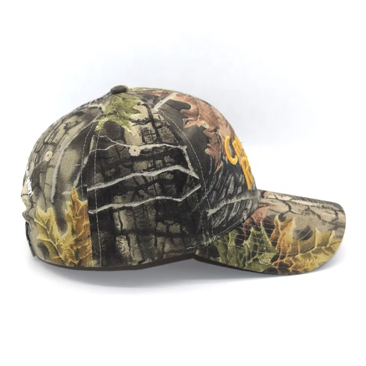American Outdoor camouflage cap OEM customized camouflage sports cap hot sale camouflage embroidery baseball cap