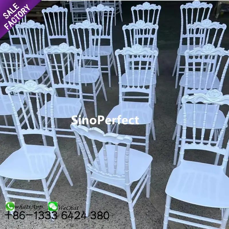 Manufacture Custom Color Cheap Price Event Banquet Party Furniture Plastic Resin Dining Wedding Chair