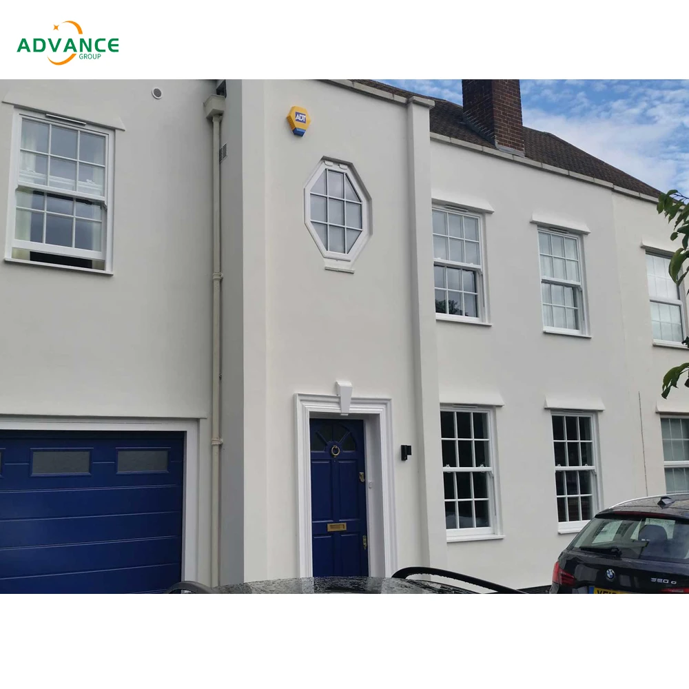 2024 high quality pvc profile thermal break white upvc pvc vinyl horizontal casement windows