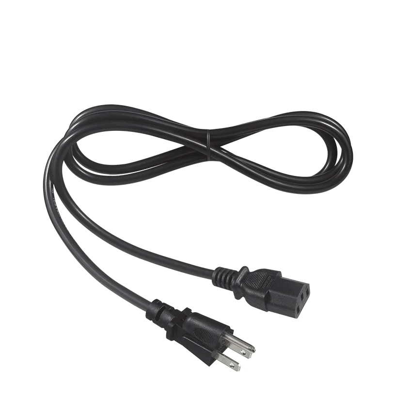 NEMA 5-15P на IEC C13 кабель 3-проводной прибор и шнур электроинструмента 6 футов 18 AWG