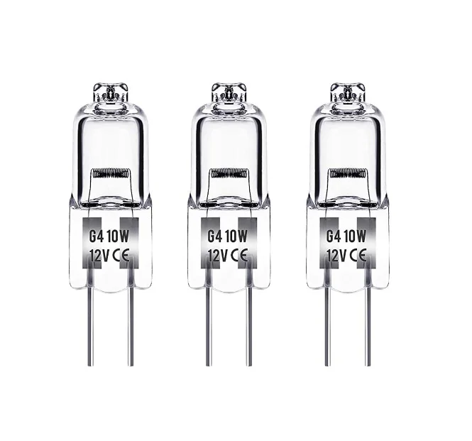 Factory Wholesale 5w 10w 15w 20w 25w 30w 40w 50w Jc 6v 12v 24v 230v Microscope G4 Halogen Lamp