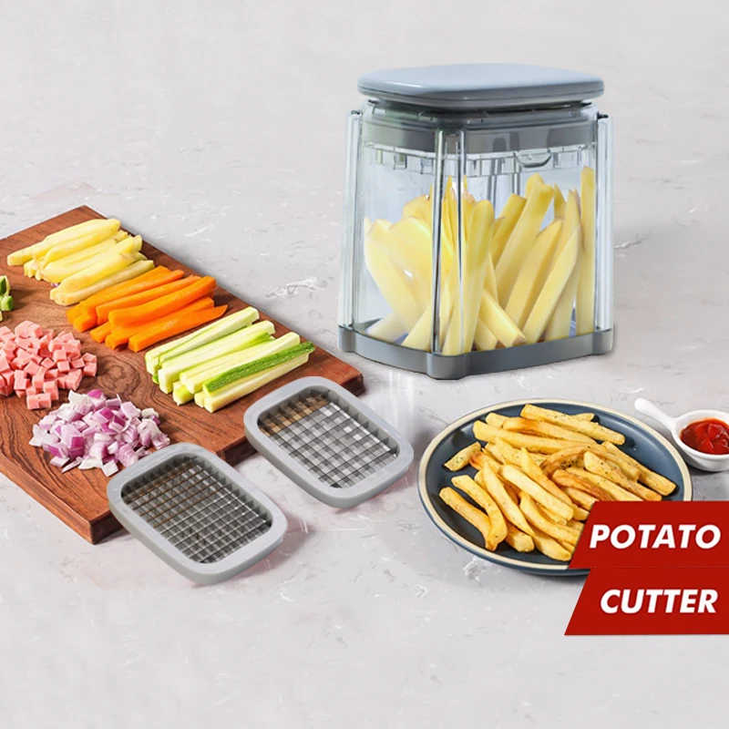 Hot Sale Potato Cutter Slicer Home Kitchen Tools Manual French Fries Cutter