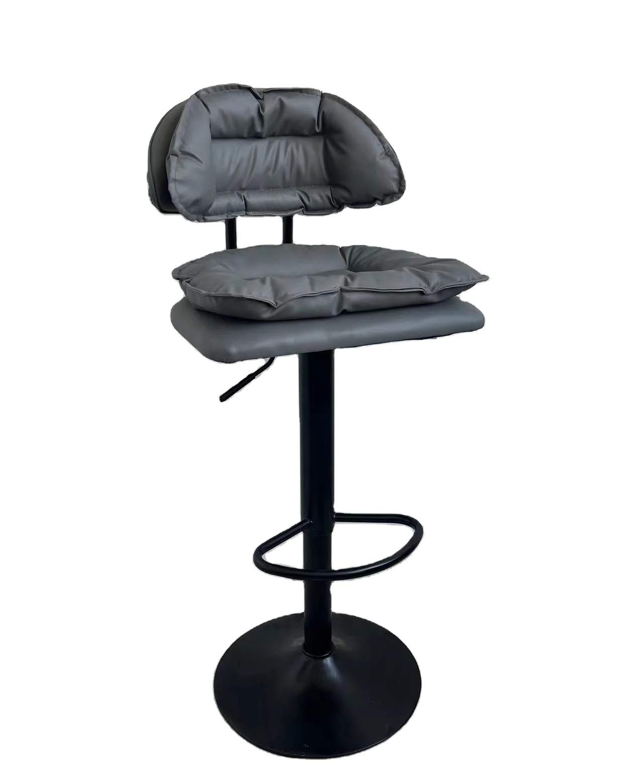 Enhancement Computer Chair Lifting Backrest and Rotating Feature for Kitchen Dining and Hotel Bar Stool