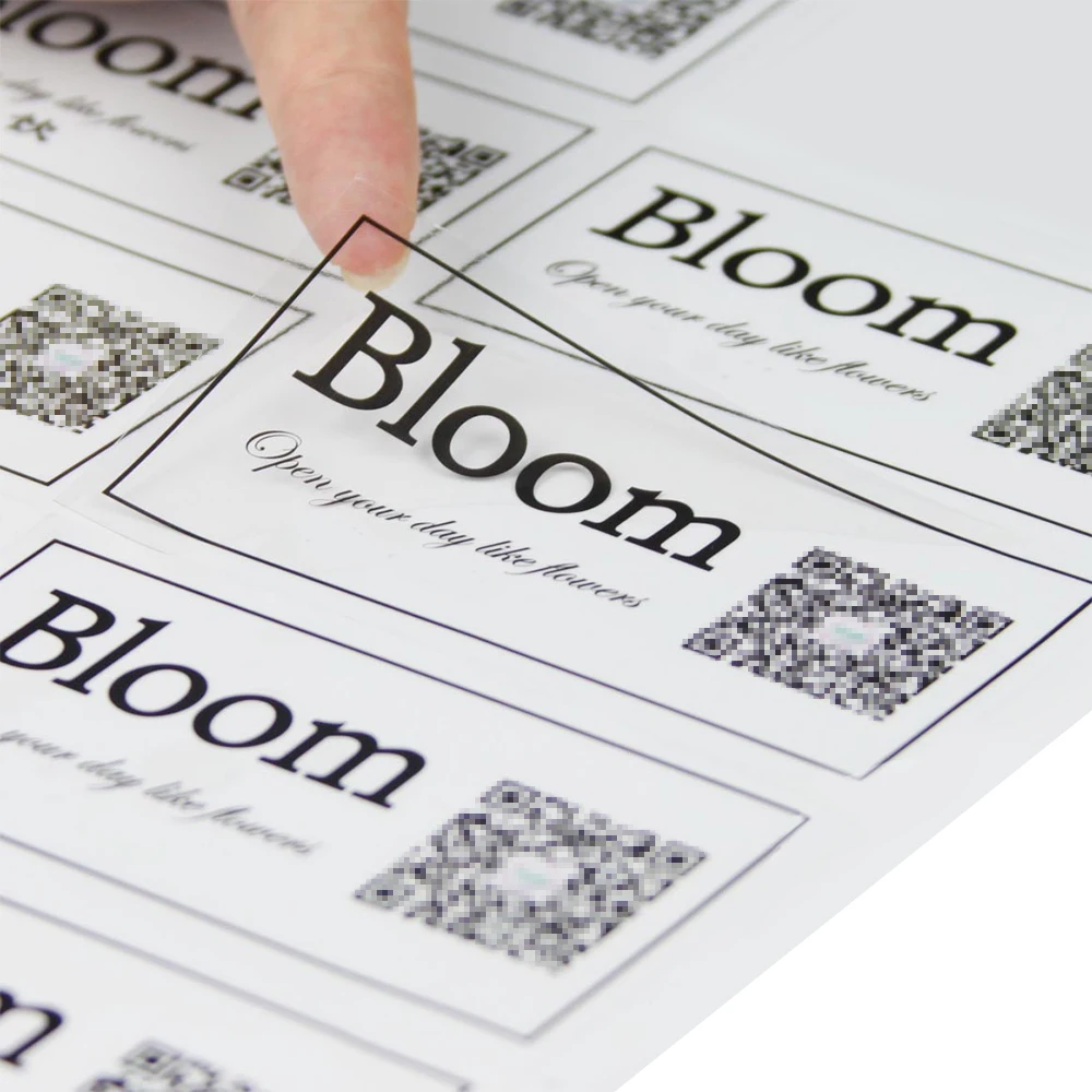 Crack Easy Durable Waterproof  Vinyl Self-Adhesive Die Cut Custom Logo Stickers 100 pcs