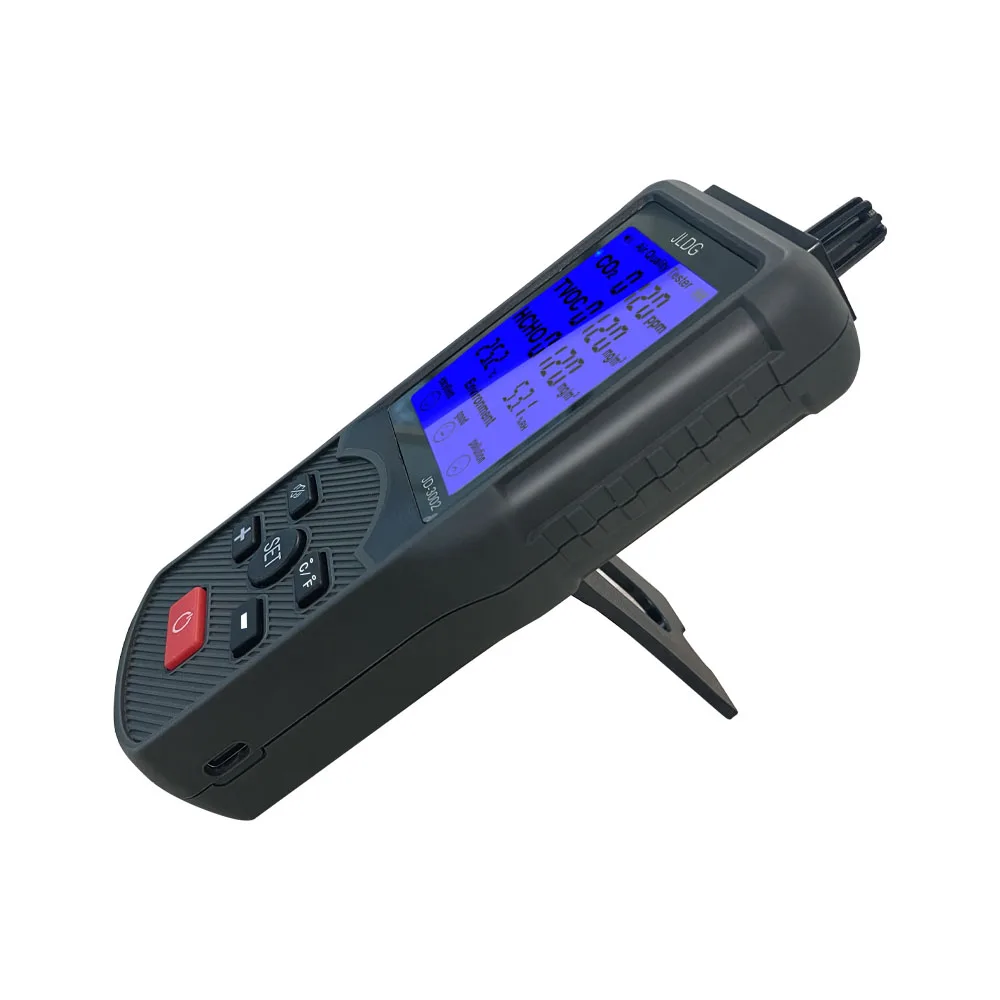 JD-3002 High Precision LCD CO2 Gas Analyzer Handheld air quality gas Detector Monitor