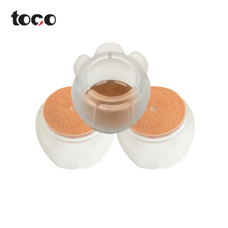 TOCO Hot sale standard plastic silicone rubber furniture table chair leg floor feet cap cover