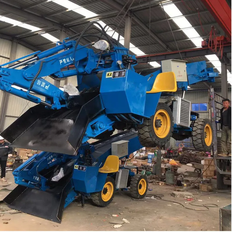 Underground Loader Mining Equipment Mining Loader with Side Dumping Bucket