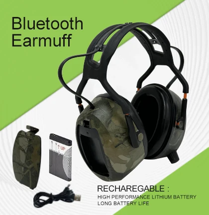 tactical electronic bluetooth earmuff earmuffs active headphones for shooting electronic