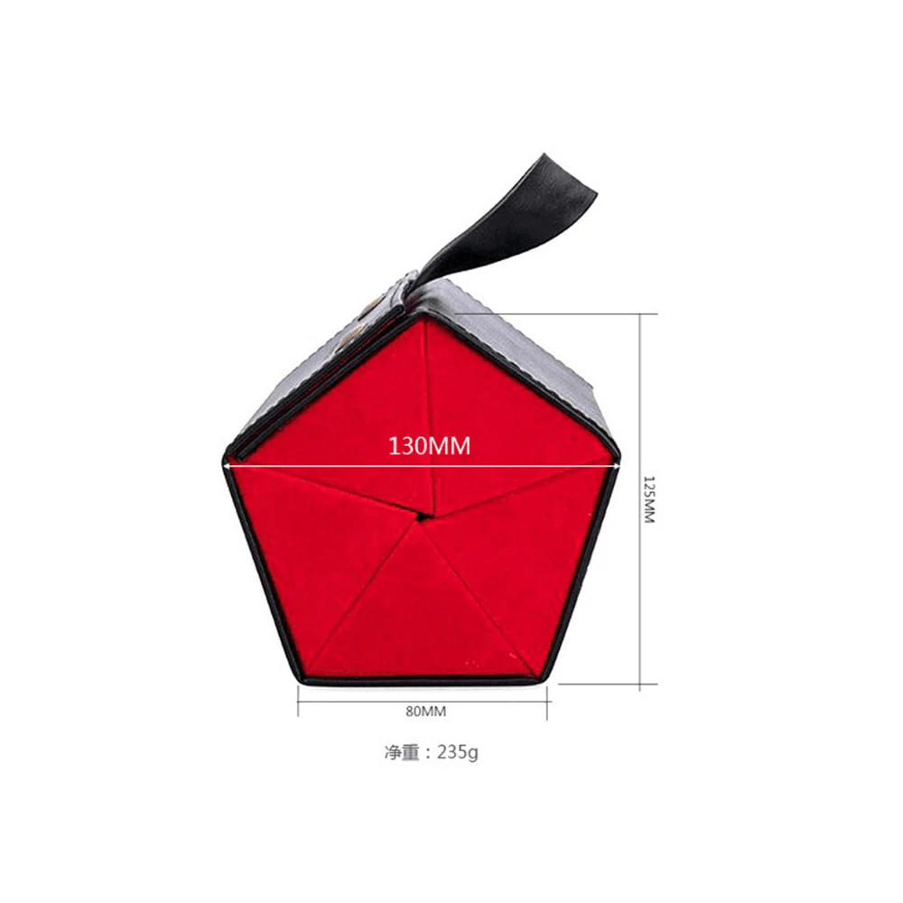 Popular high-end leather Texture carry Multilayer glasses case