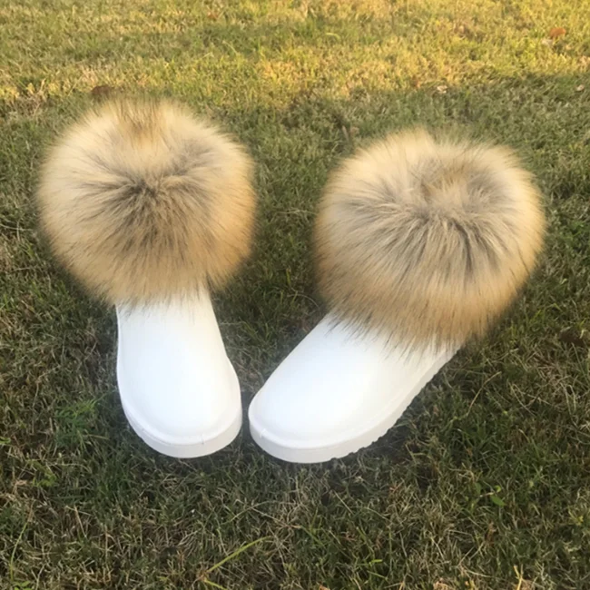 Furry Fur Women Ankle Boots Winter Fur Snow  Ankle Boots with Wholesale Price