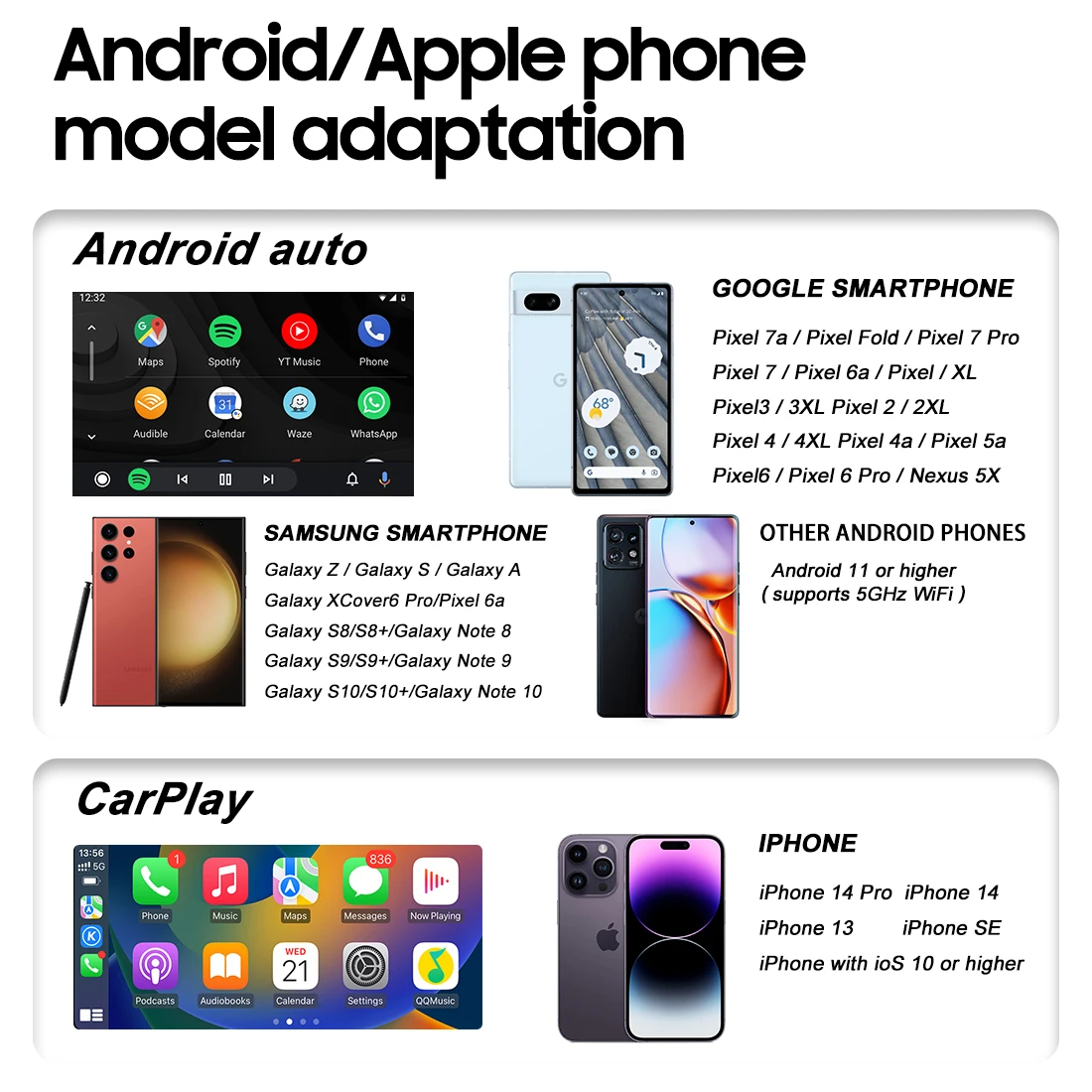 Wireless Carplay Dongle Mini Plug And Play universal Car Smart Adapter usb carplay dongle wireless adapter obd carplay