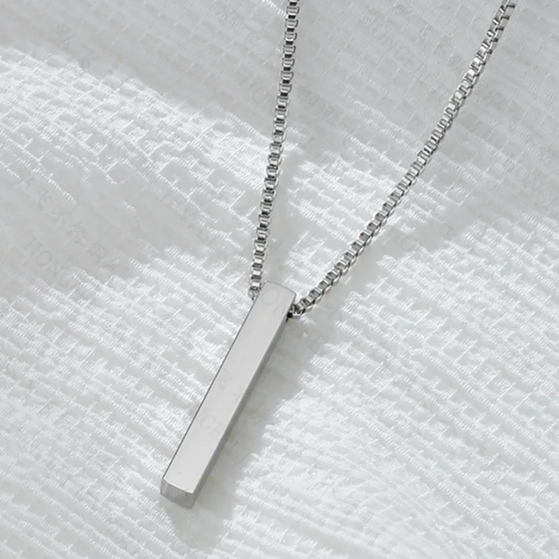 name plate necklace custom jewelry fashion accessories stainless steel necklace gold name plate necklace plated custom