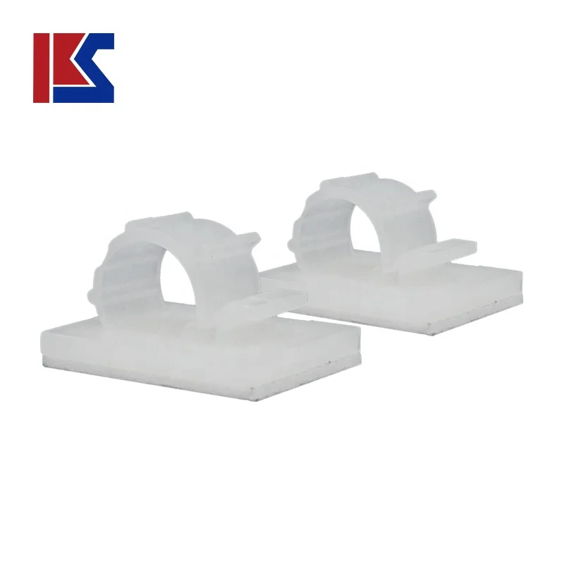 Factory direct sales adhesive wire electric cord cable saddle clips organizer cable holder