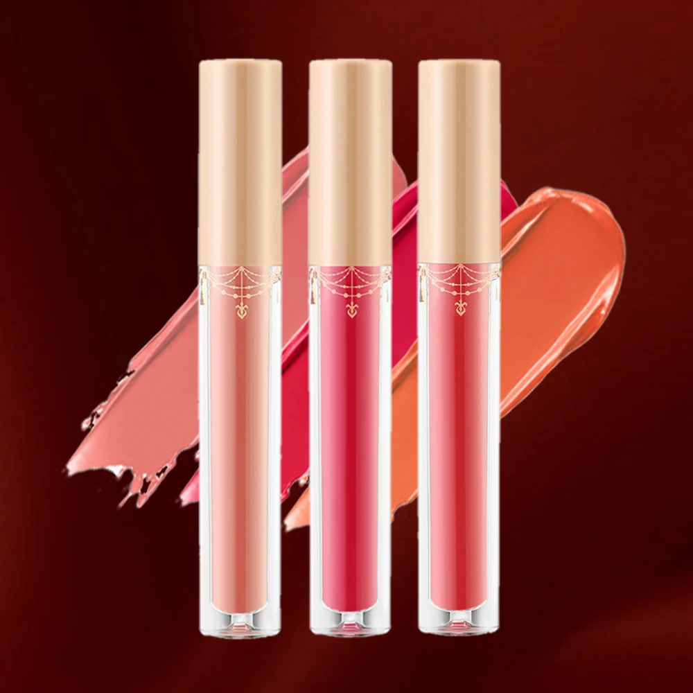 INS Hot Sale Beauty Private Label Lipstick 3 Colors Liquid Lipstick