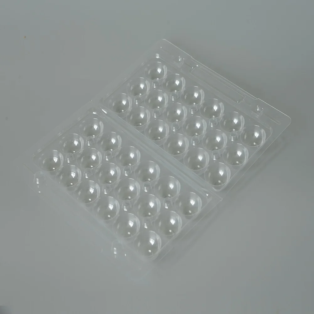 Одноразовый прозрачный пластиковый поднос для перепелов с 18