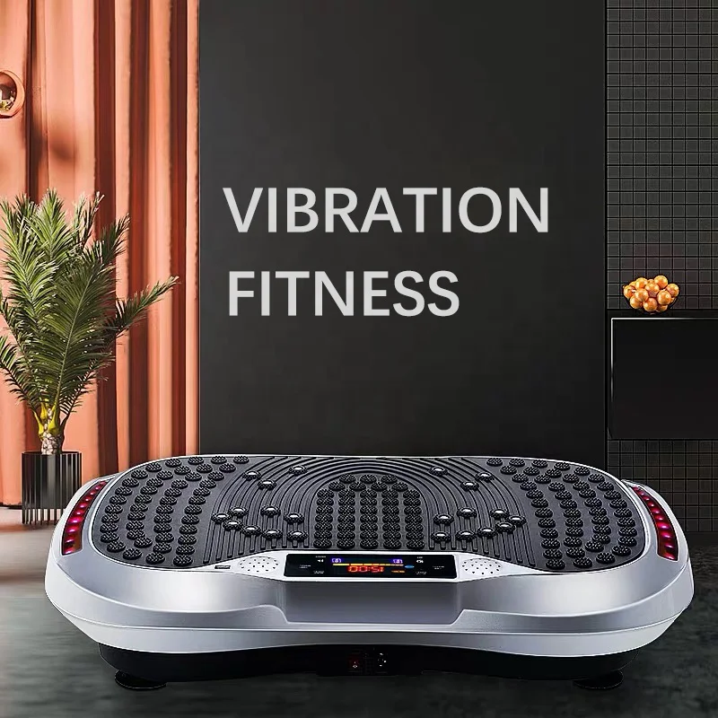 
home exercise 200w LED display remote control 99 levels whole body fit massage vibration plate 
