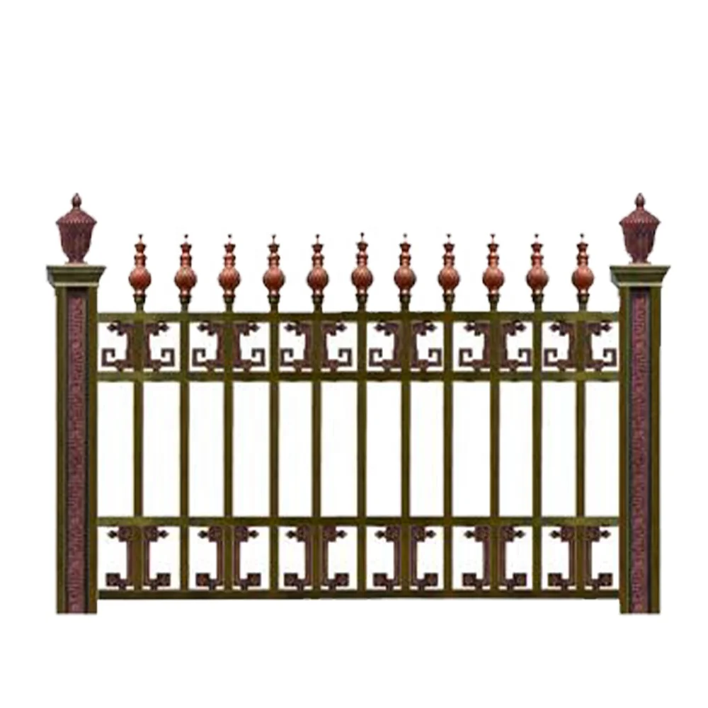 Bronze Cast Aluminum Stair Railing and Terrace Baluster Railing Design Aluminum Handrail