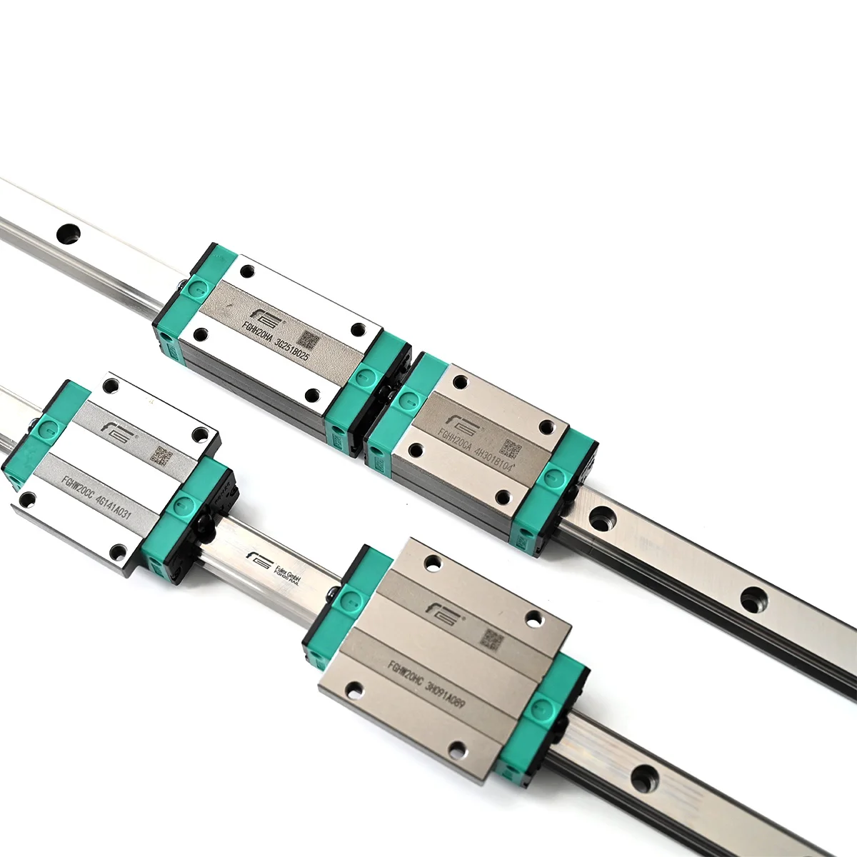 FGHW20CC Flange Extended Slider High Rigid CNC Industrial Linear Guide Seat High Assembly Best Selling Fast Delivery