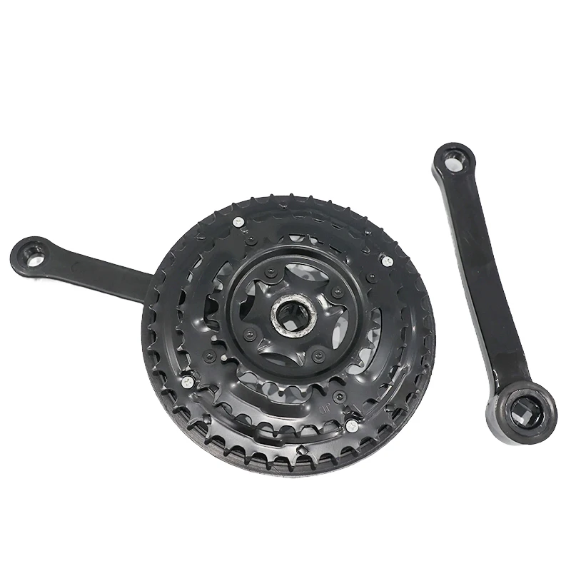 Hot Sale 22-32-42t Square Bike Crankset Road Car Sprocket for Mountain Bike Accessories