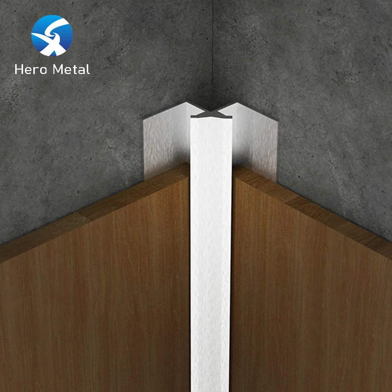 metal profile aluminium strip shower inside corner tile edging trim