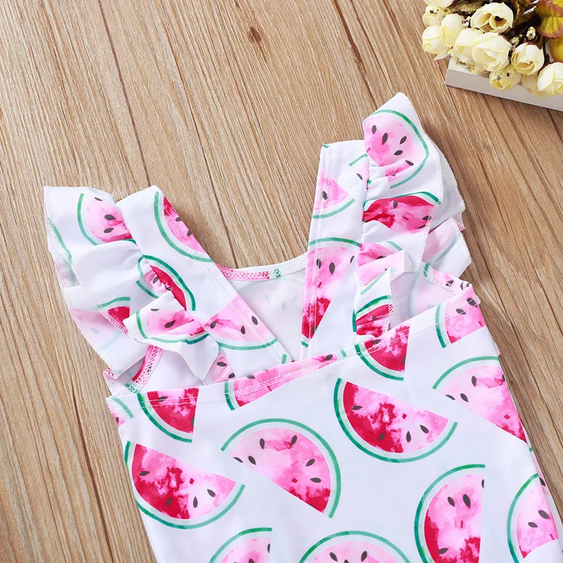 Wholesale Cute Baby Girls Swimsuit One Piece Swimwear for Kids