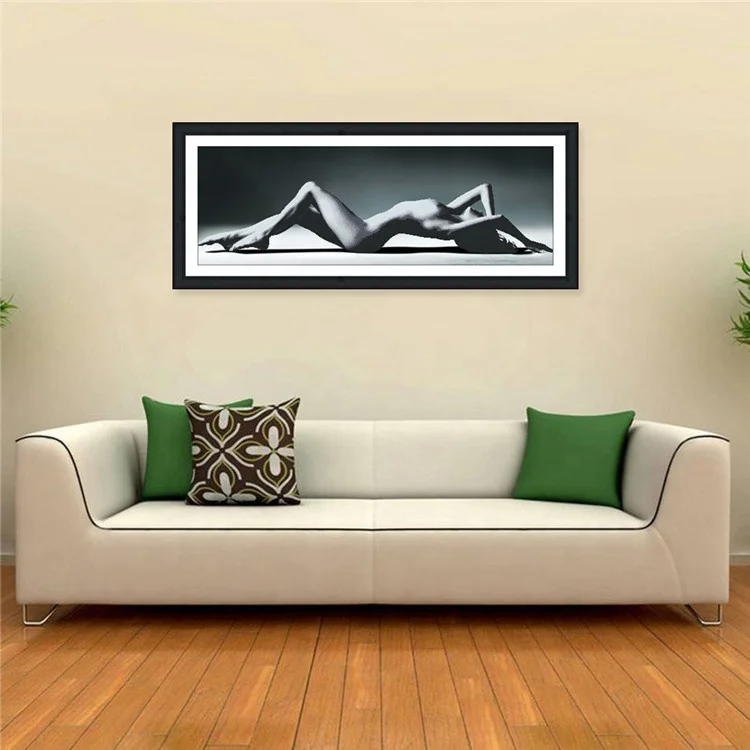 
Charming Wall Art Realistic Sexy nude Supine woman Painting Canvas DIY Crystal Drilled Art Craft Collectible Diamond Painting 