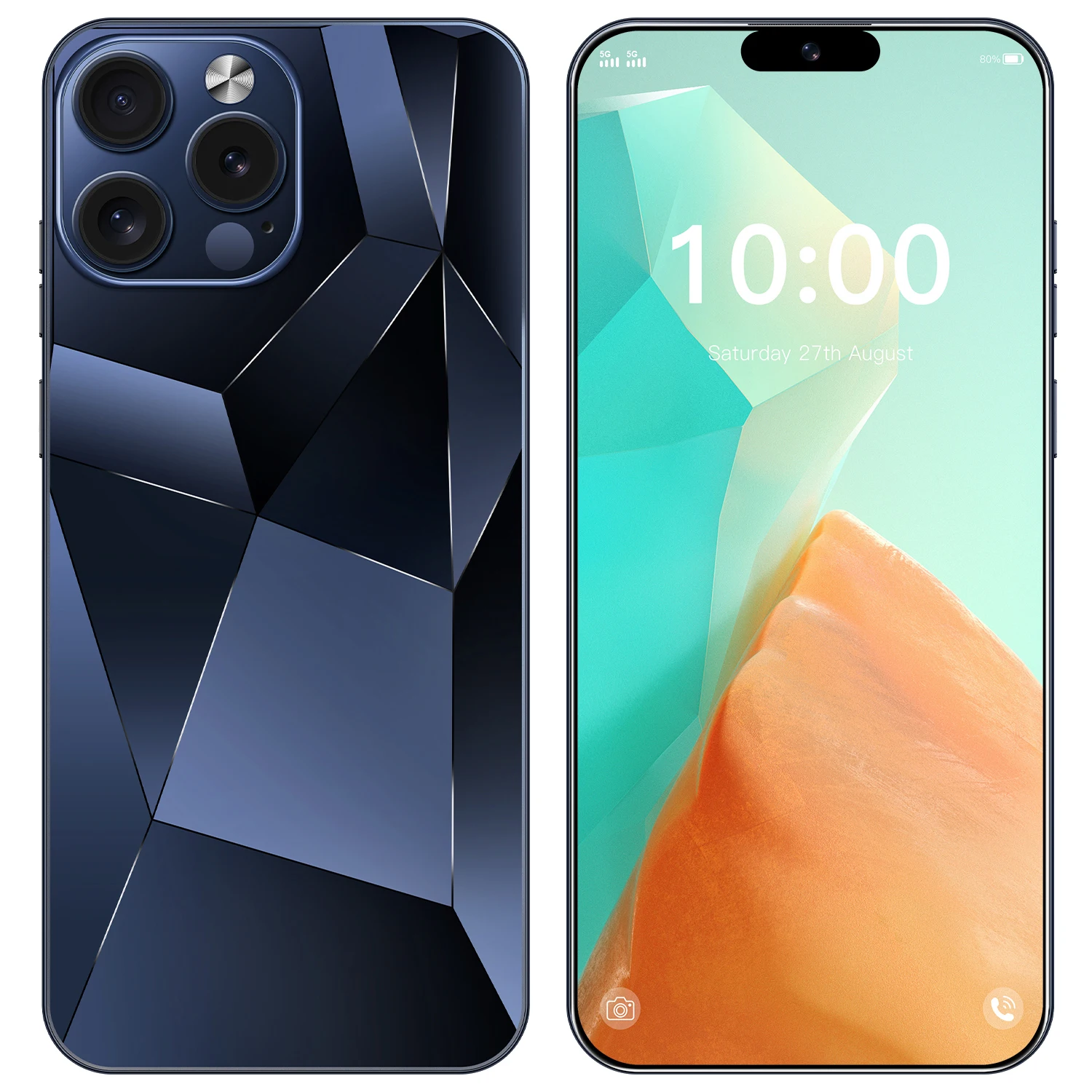 Cheap wholesale mobile phone c15 Pro Max 16+256GB 6.8inch HD+108mp Android 13.0 5G smartphone with 3 cameras