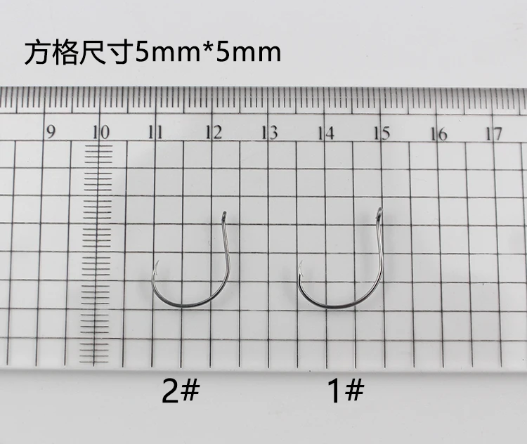 Hot Sale New Design 50 pcs/pack High Carbon Steel Maori Sea Fish Hook Necklace Circle Hooks For Fishing