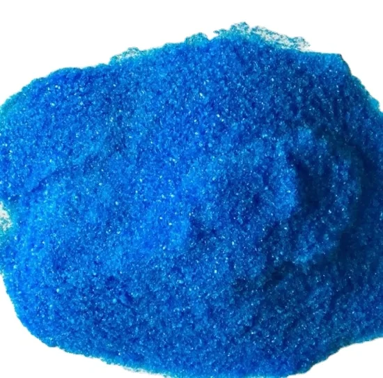 Agriculture Anhydrous Pentahydrate Fungicide CuSo4.5H2O 99.99 Bulk Copper Sulfate