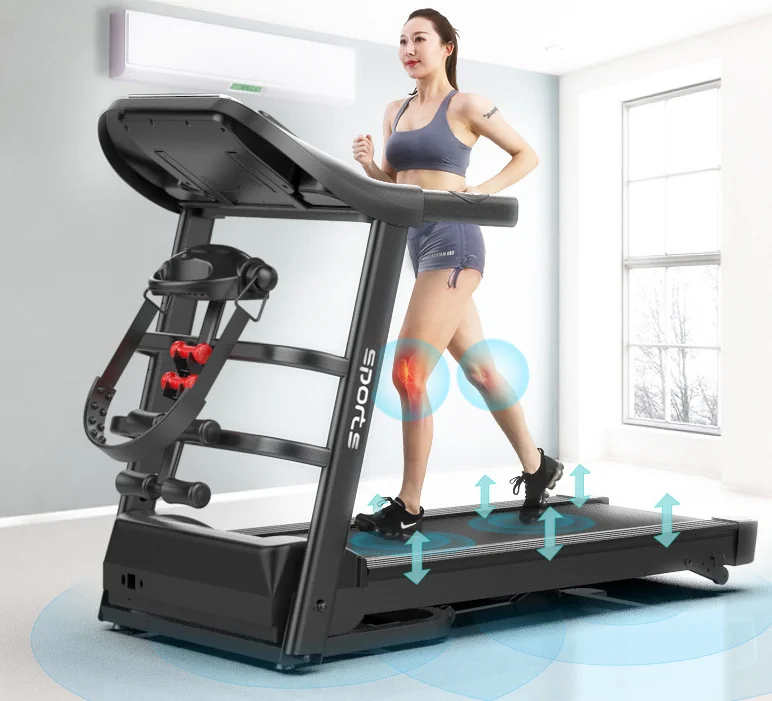 New home treadmill weight loss electric walking machine full folding mini fitness equipment exercise machine