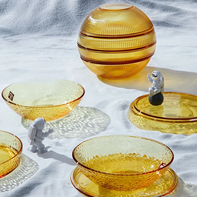 Creative Ins Vertical Grain Meal Ball High-End Breakfast Bowl Ins Vertical Grain Meal Ball Planet Bowl Set