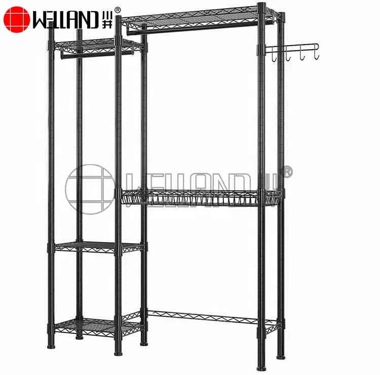 New Large-capacity Multi-layer Metal Bathroom Laundry Washing Machine Steel Rack Wire Shelving Garment Rack