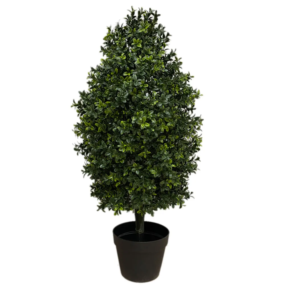 Outdoor Decorations Artificial  Plants Garden Home Multiple Green Boxwood Cone Tree