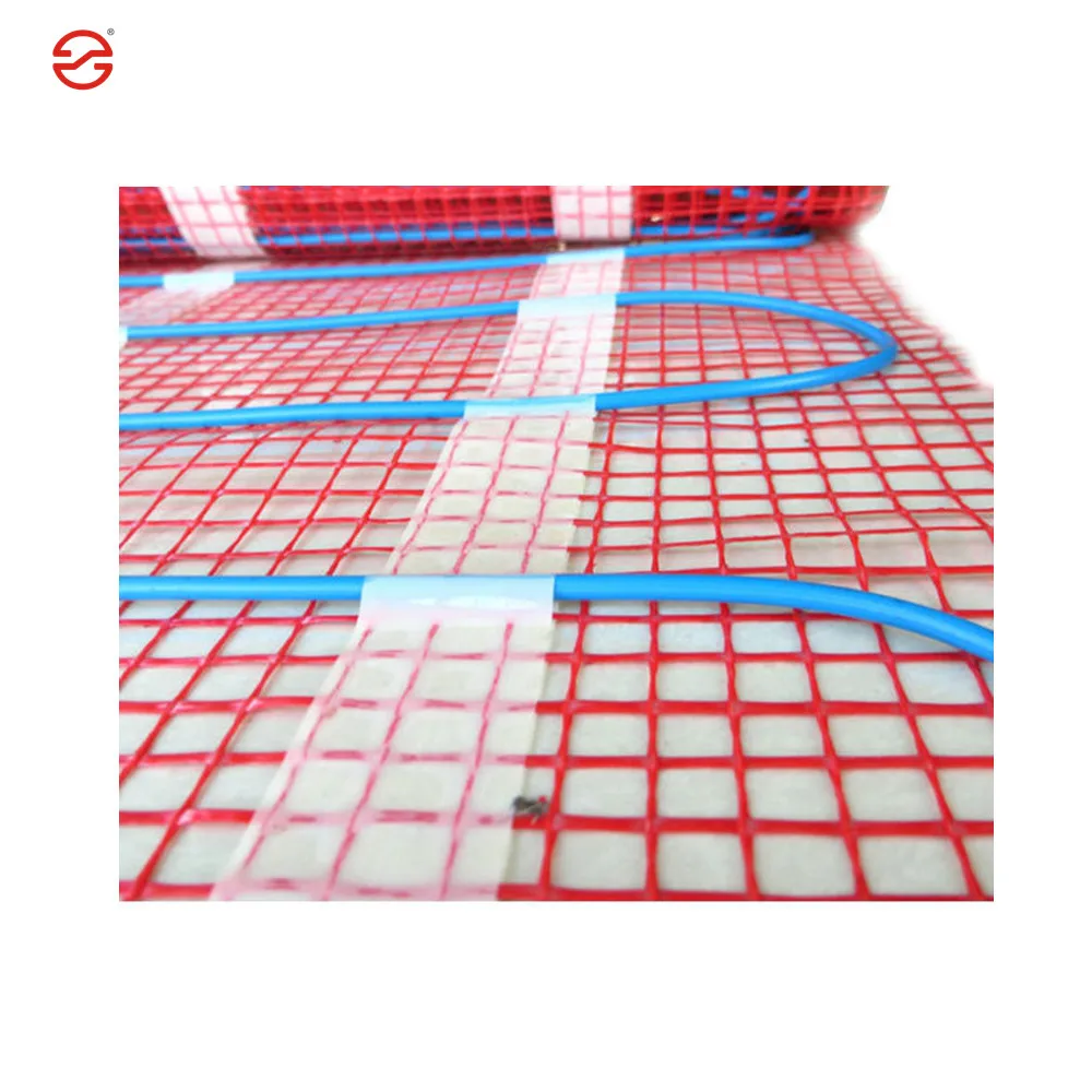 High quality radiant floor heating with heat insulation materials