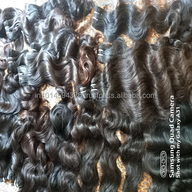  Отличные индийские вьющиеся волосы супер качество 100% натуральные для наращивания!