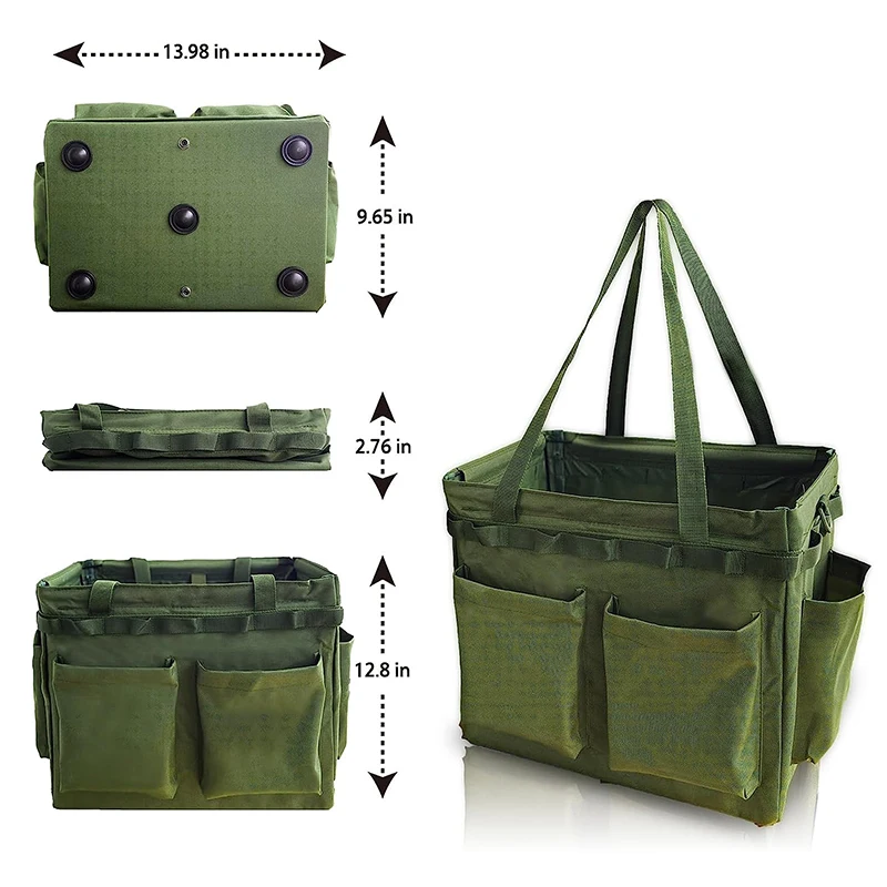 Multifunctional Storage Toolbox  Toolbox Carry Griddle Grill Utensils Accessory Grilling Tools Basket
