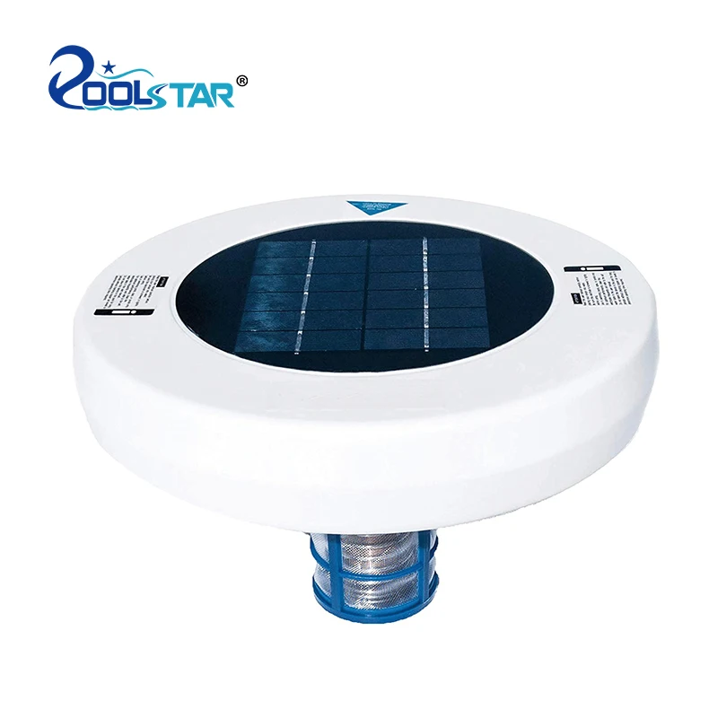 Solar Powered Energy Collector Swimming Pool Water Purifier with Copper Anode Ionizer Chlorinator for Hot Weather Conditions