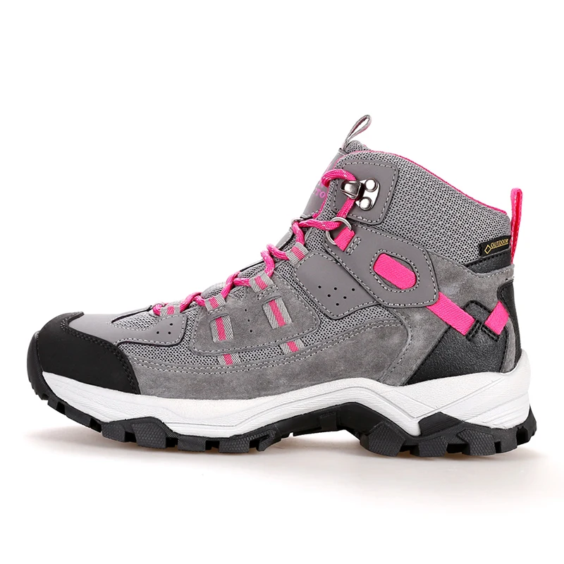 Factory Price Wholesale Sympatex Hiking Shoes Hiking Boots Leather Hunting Boots Rubber Outsole Top Quality Waterproof Men