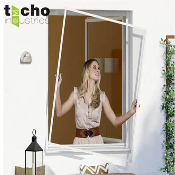 Wholesale Household Aluminum Frame Windows Screen Diy Fixed Frame Breathable Mosquito Fly Insect Screen Window