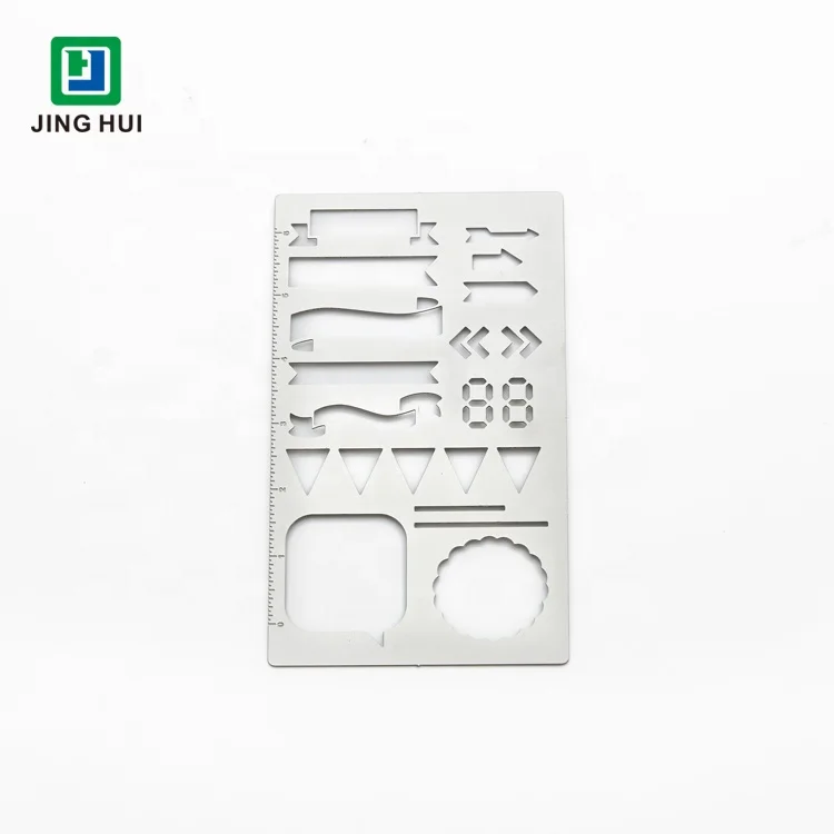 Custom Stainless Steel Metal Laser Cut Template Account Stationery Drawing Stencil