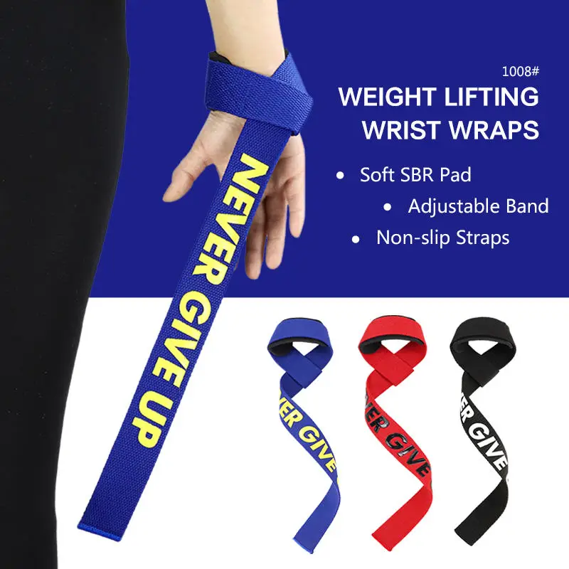 Weightlifting Gym Fitness Lifting Strength Training Wrist Strap