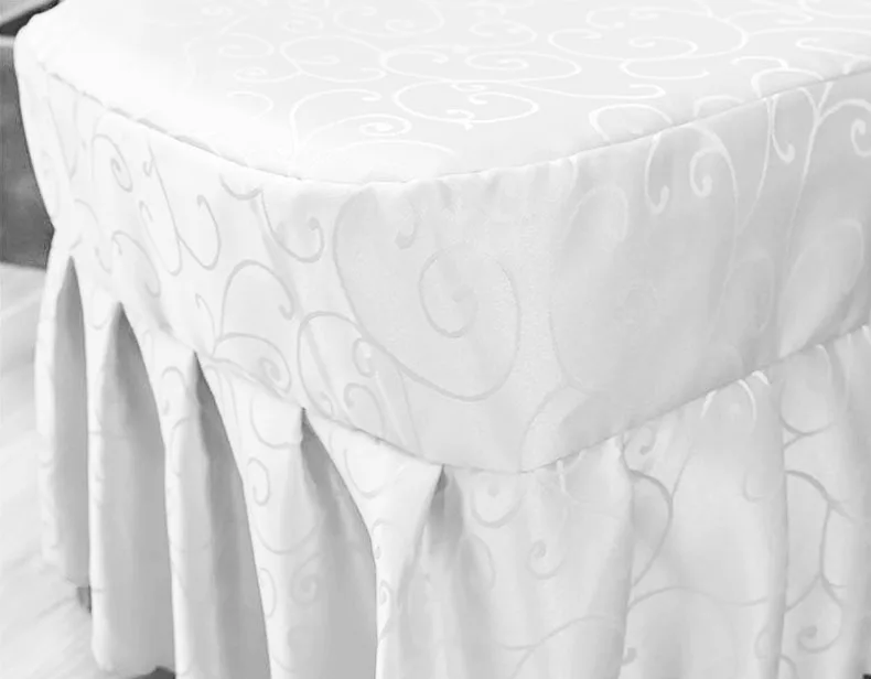 Customized Elegant Restaurant Dining Banquet Wedding Party Folding Spandex Seat Covers For Chairs Ruffled Spandex Chair Cover