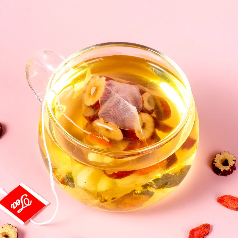 manufacturer wholesale Red Jujube longan goji Berry Health Herbal Tea individual bags customized box packages